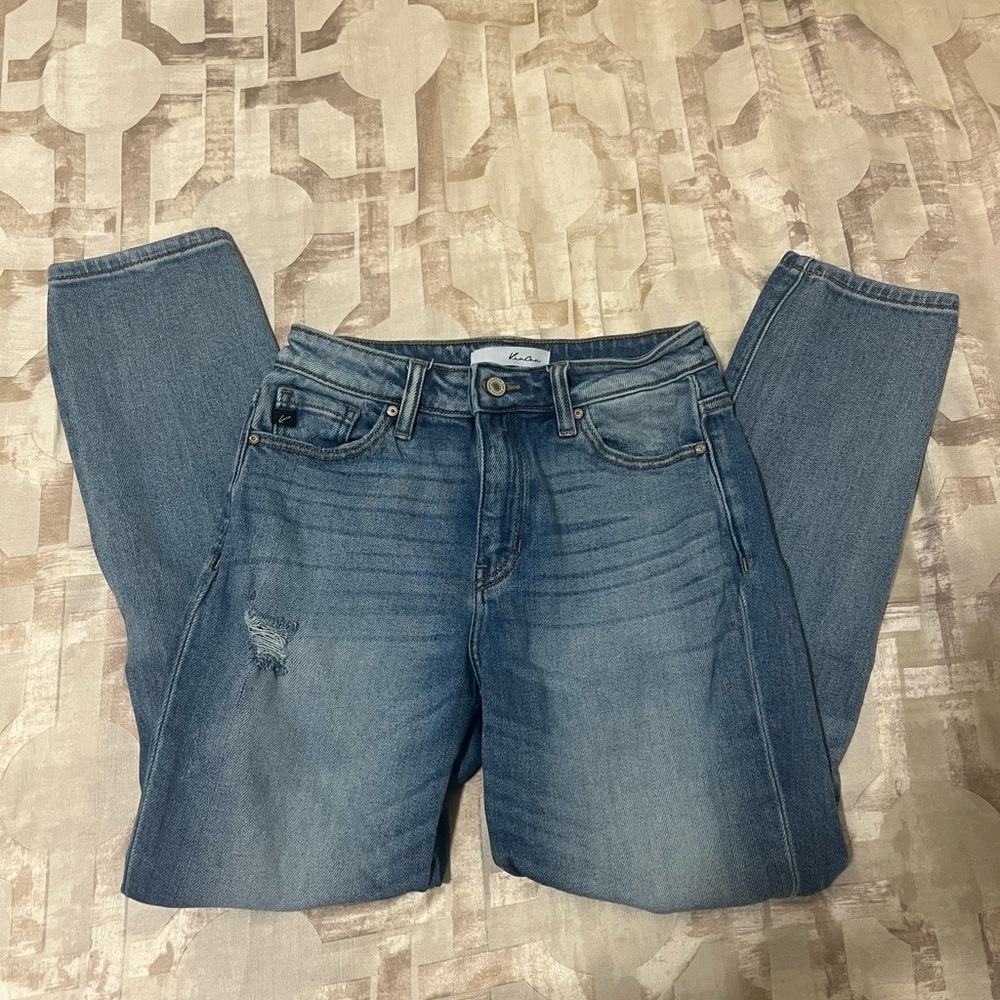 KanCan distressed ankle skinny jeans